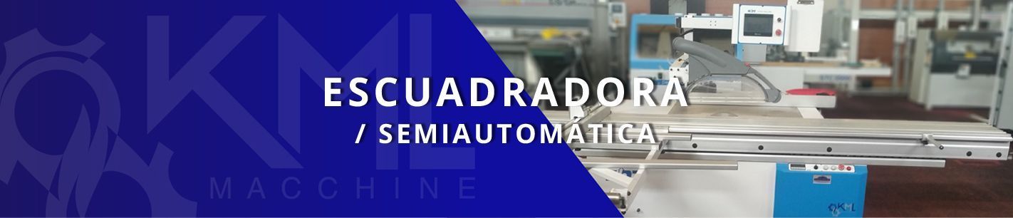 Escuadradora Semi-Automática KML Macchine
