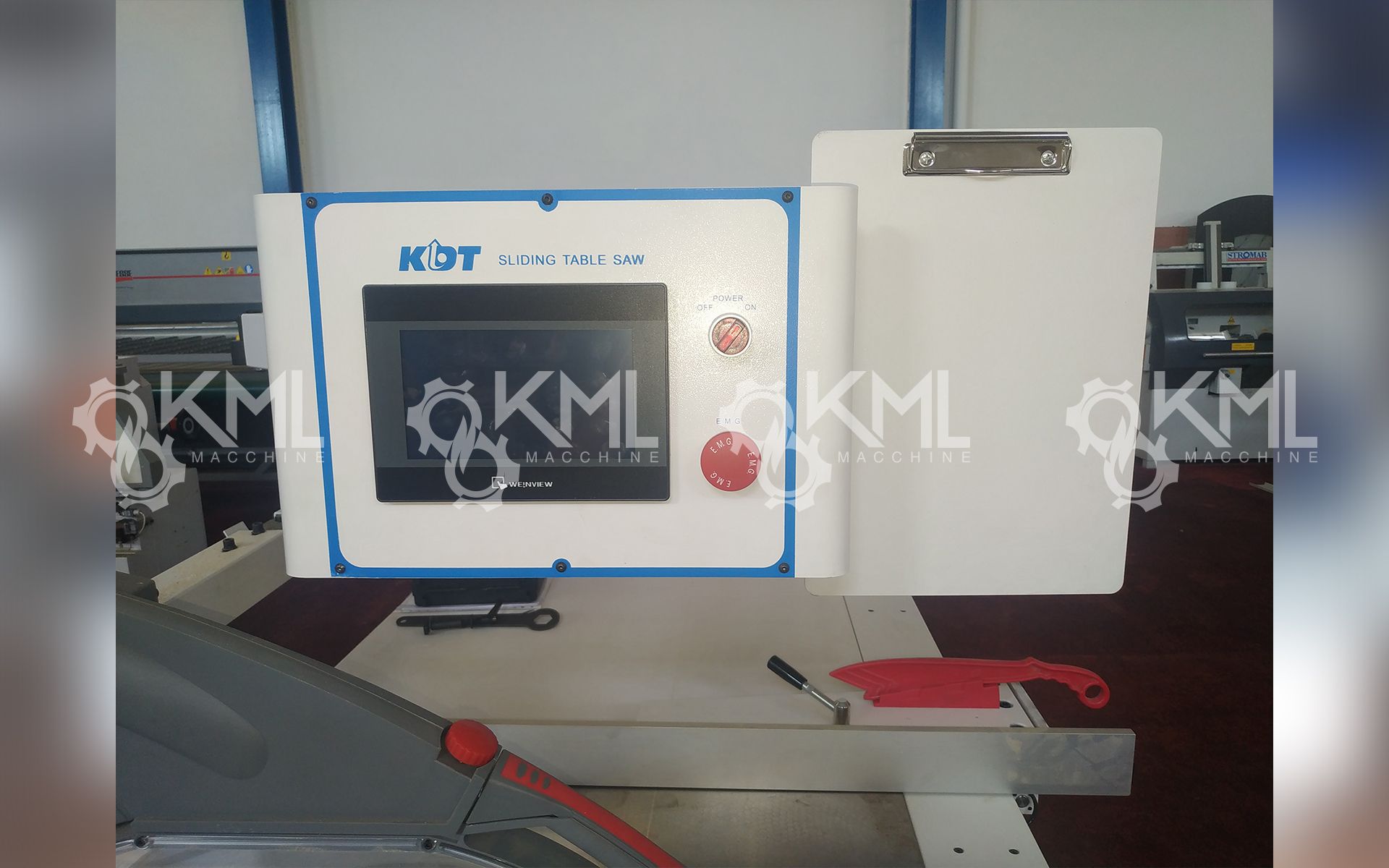 Escuadradora Semi-Automática KML MACCHINE