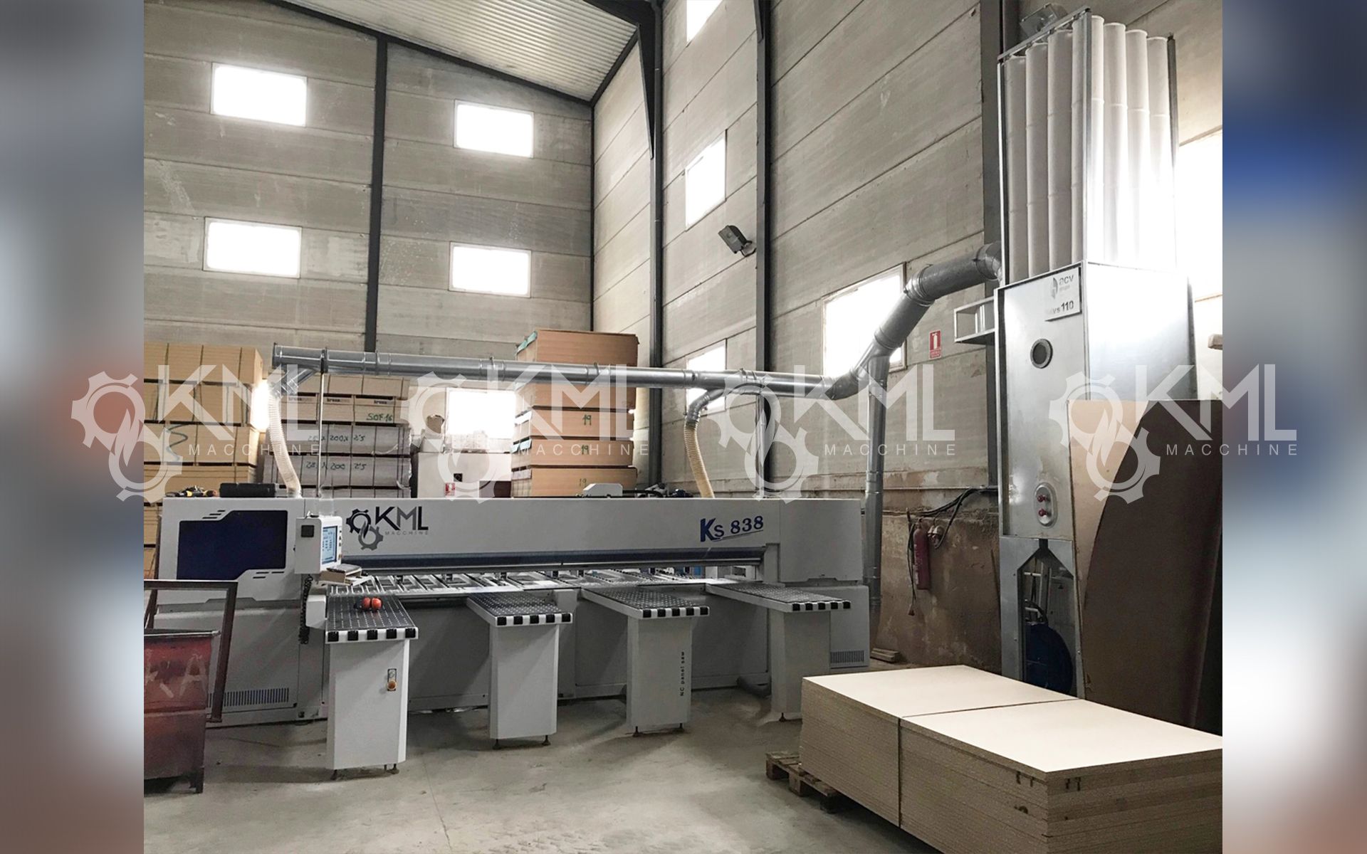 Seccionadora Mesa Elevadora KML Macchine